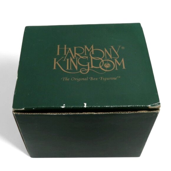 HARMONY KINGDOM Blue Moon Snowman Astronaut Figurine Trinket Box - Picture 9 of 12